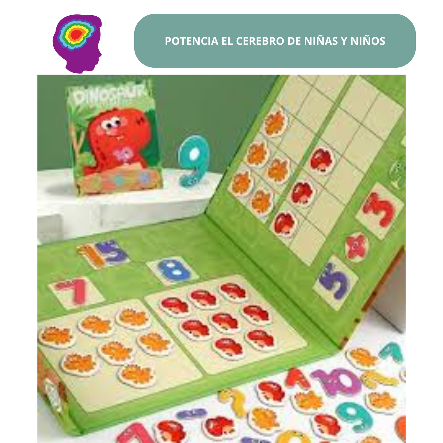 JUEGO MATEMATICA MONTESSORI 2 A 4 AÑOS