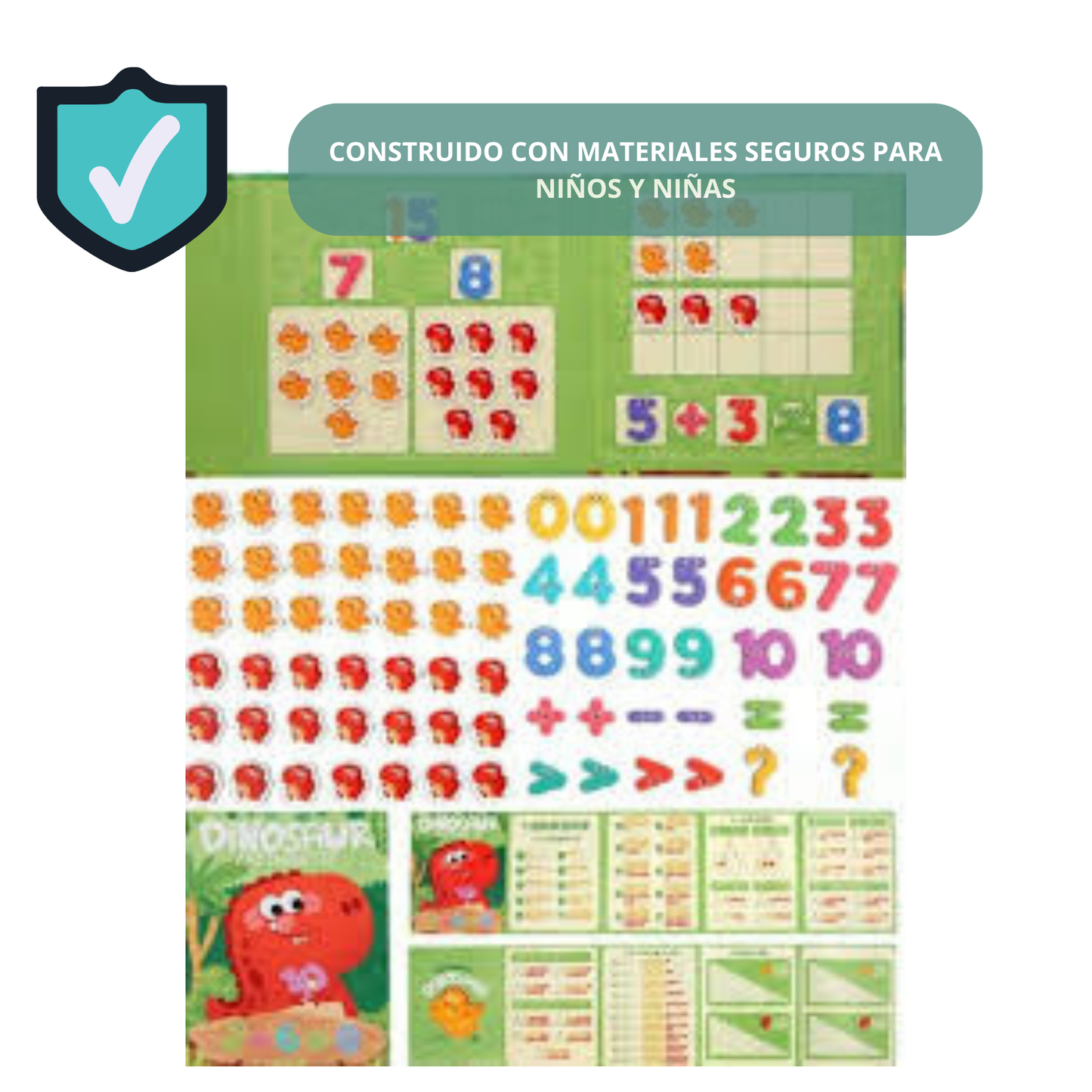 JUEGO MATEMATICA MONTESSORI 2 A 4 AÑOS
