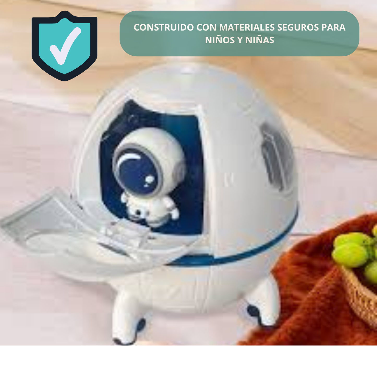 Humidificador Astronauta Con Luces Led