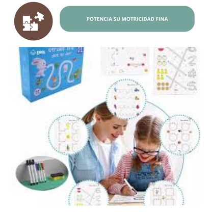 CUADERNO TRAZADO MONTESSORI