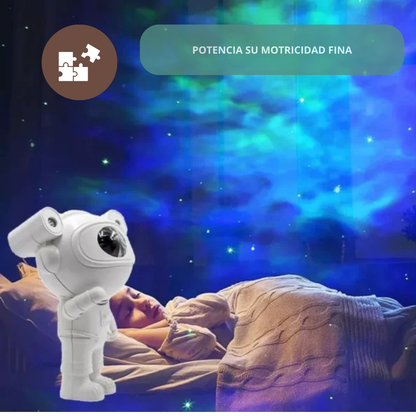 Astronauta Proyector Galaxia
