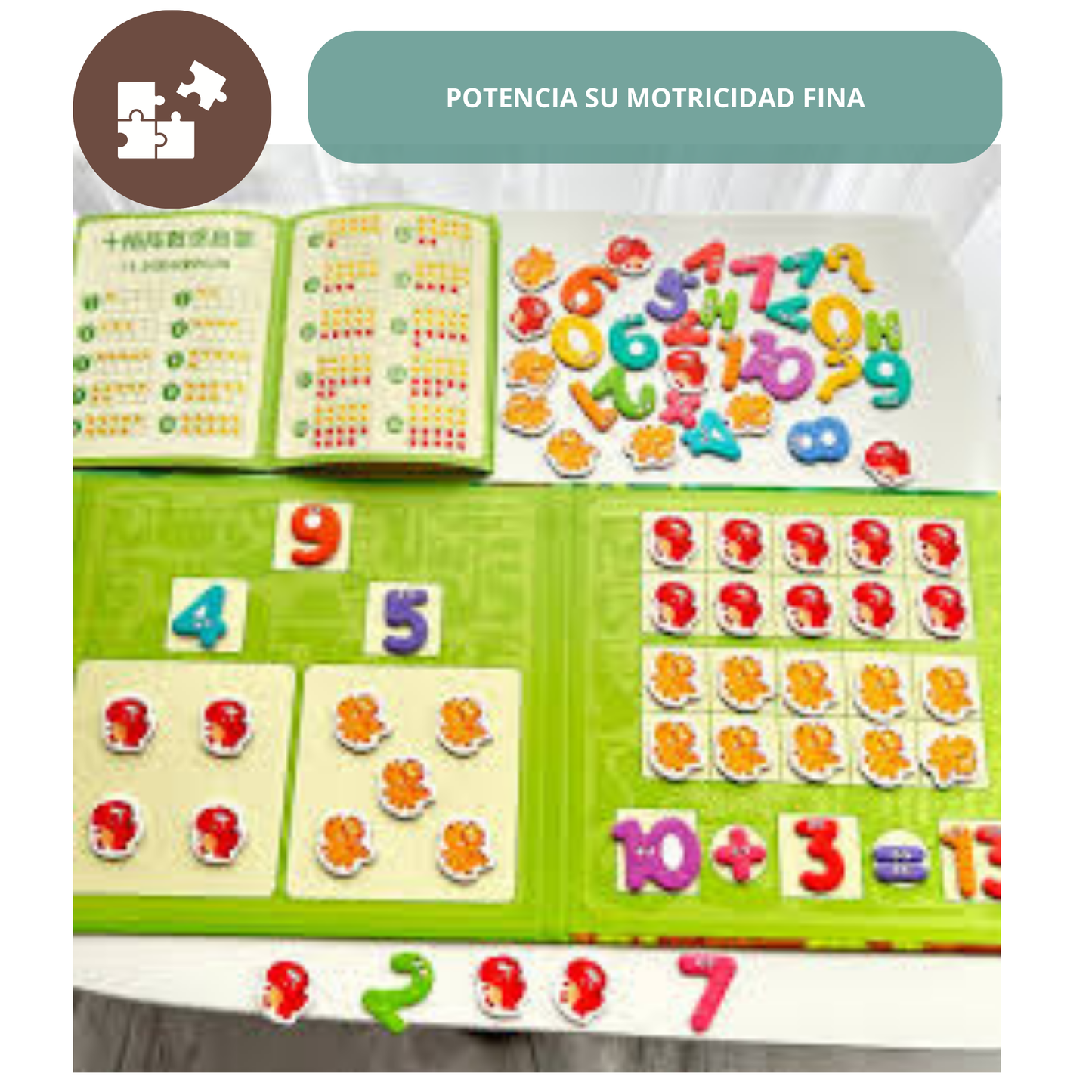 JUEGO MATEMATICA MONTESSORI 2 A 4 AÑOS